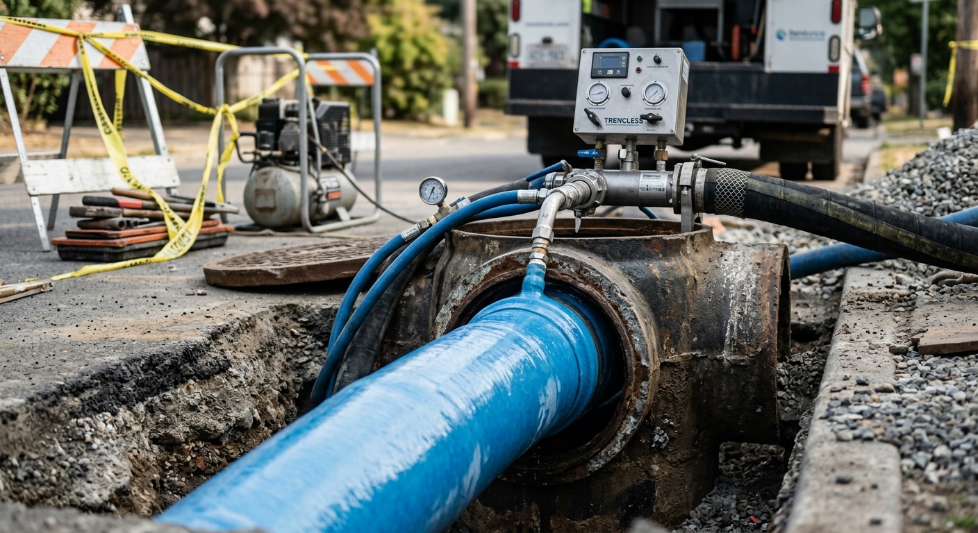 Trenchless pipe repair