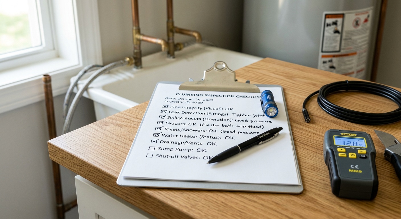 Annual Plumbing Inspection Checklist